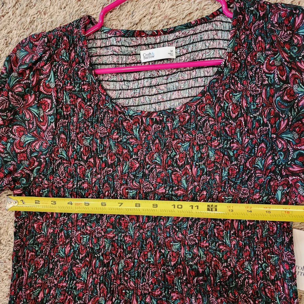 Croft & Barrow Multicolor Paisley Dress - Picture 5 of 5
